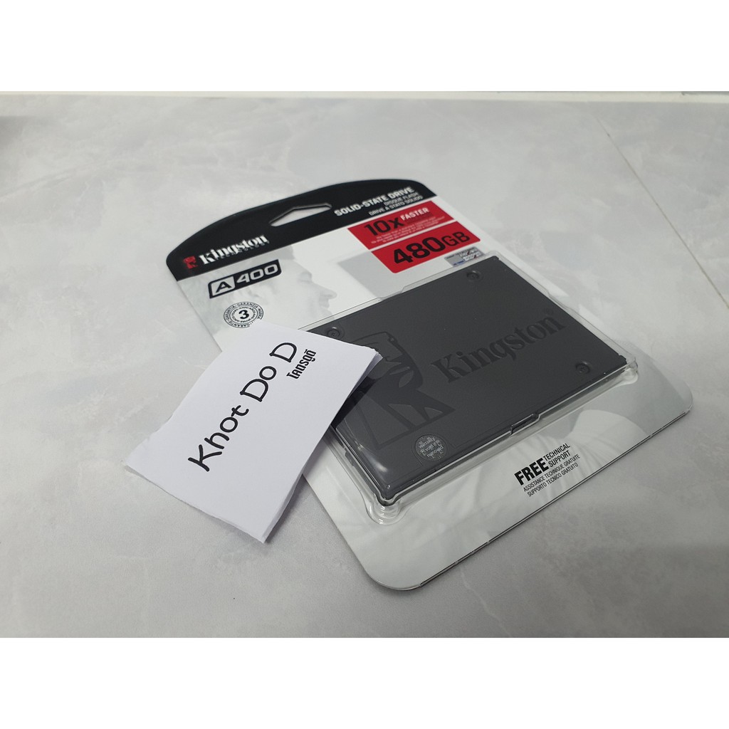 ภาพหน้าปกสินค้าSSD Kingston A400 480GB ของใหม่ ประกัน ingram / Synnex 3 ปี จากร้าน khotdod บน Shopee