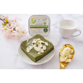 ภาพหน้าปกสินค้า18KCal บราวนี่แคลอรี่ต่ำ : บลอนดี้มัทฉะชาเขียว (58 kcal/ชิ้น) Shizuoka Matcha Blondie #คลีน  #บราวนี่ #แคลต่ำ #ไม่อ้วน ที่เกี่ยวข้อง