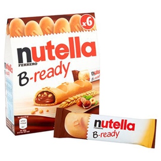 Nutella B-ready 132g.ขนมปังกรอบสอดไส้ช็อกโกแลต