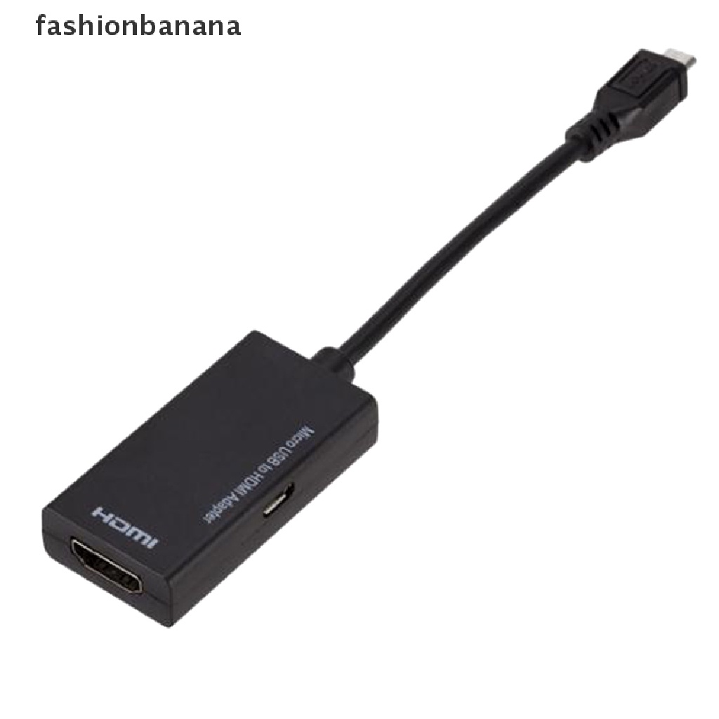 fashionbanana-สายเคเบิลอะแดปเตอร์-micro-usb-2-0-เป็น-hdmi-hdtv-tv-hd-สําหรับโทรศัพท์มือถือ-samsung-lg-s7