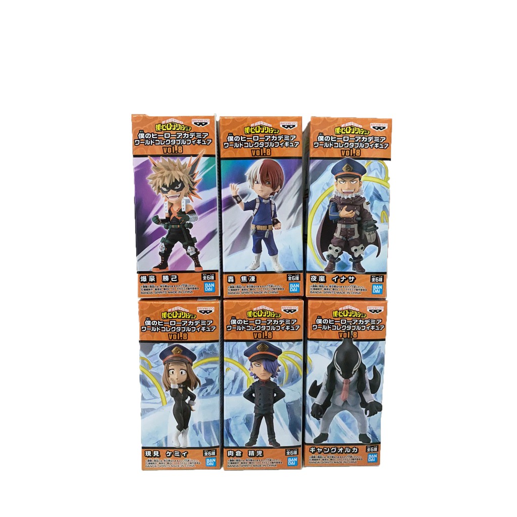 My Hero Academia World Collectable Figure WCF vol.8 6 type Banpresto ...