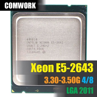 ซีพียู Intel XEON E5 2643 LGA 2011 CPU PROCESSOR X79 C602 WORKSTATION SERVER DELL HP COMWORK