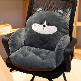 เบาะรองนั่ง มีที่พิงหลัง และแผ่นกันลื่น เบาะตัวการ์ตูนสุดน่ารัก สินค้าพร้อมส่ง ขนาด 35x35x55