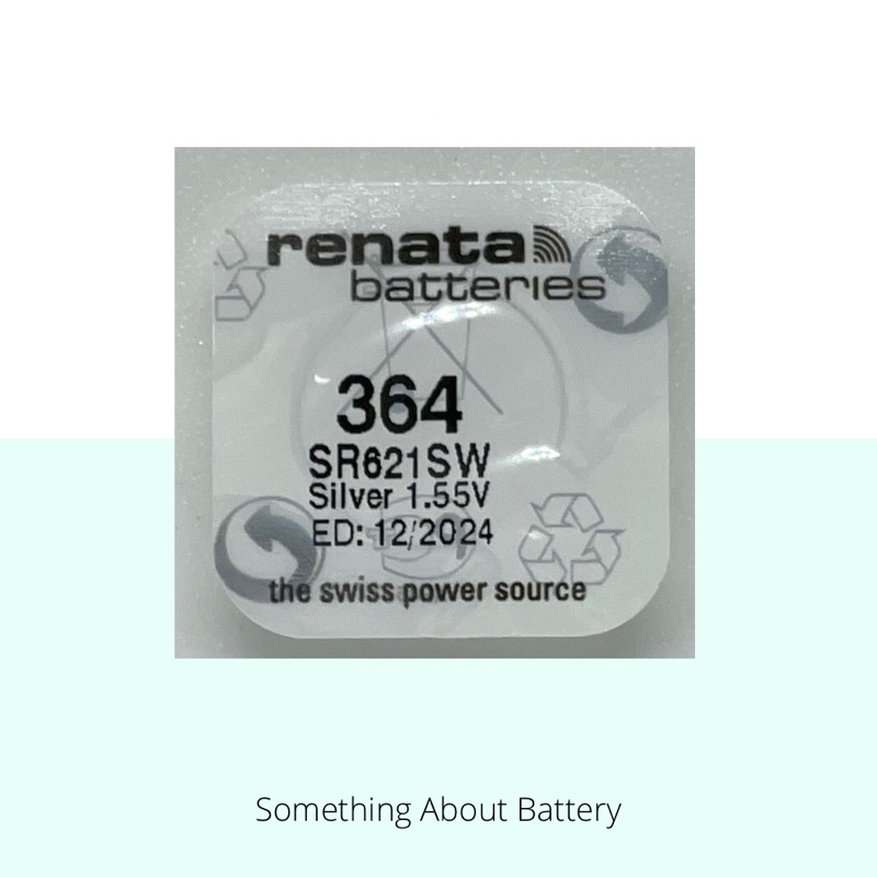 ถ่านกระดุม Renata 364/SR621SW 1.55V จำนวน 1 ก้อน แท้ 100% | Shopee Thailand