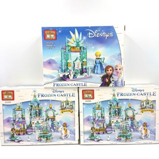 เลโก้จีน​ Frozen Castle 8 แบบ​ HEIMA8060 ปราสาทรวมร่างกันได้​ งานสวยมาก​ ราคาถูก!!
