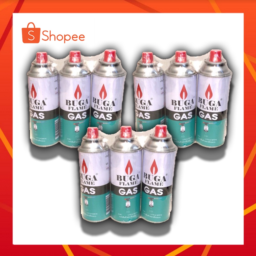 ยกโหล BUGA FLAME GAS แก๊สกระป๋อง เบิร์นหน้าอาหาร แก๊สเบิร์นหน้าอาหาร ...