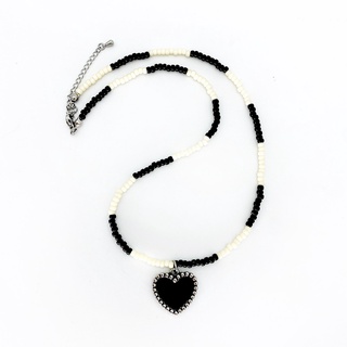 🇰🇷byyum🇰🇷 Handmade products in Korea [Surgical Heart Beads Necklace]