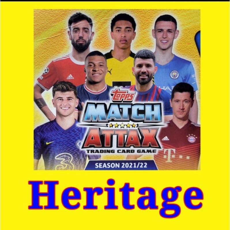ภาพหน้าปกสินค้า2021/22 Topps Match Attax Heritage
