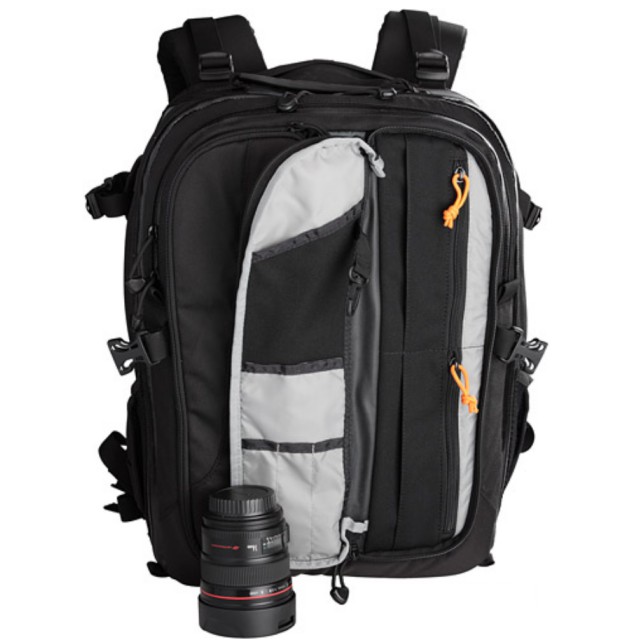 lowepro-vertex-200-aw-backpack-black-กระเป๋ากล้อง-ใส่เลนส์70-200ถึง400mm-f4ได้-15-6-laptop-ขาตั้ง-ซิปกันน้ำ-ประกันศูนย