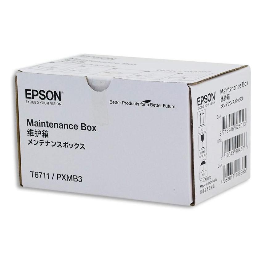 Epson Maintenance Box ตลับซับหมึก ของแท้ (T6711) For L1455,WF3011, WF
