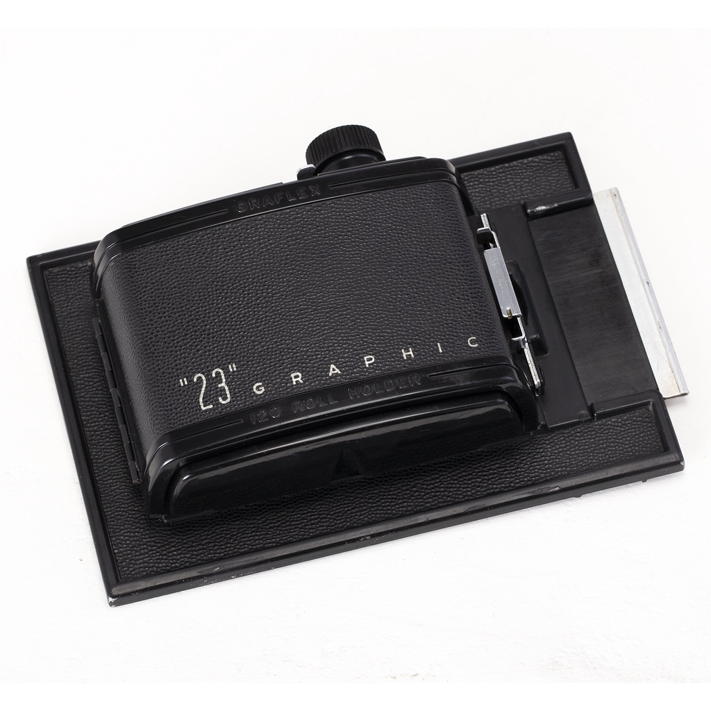 Graflex "23 Graphic" 120 Roll Film Back Holder 4x5 Camera 6x9 8exp