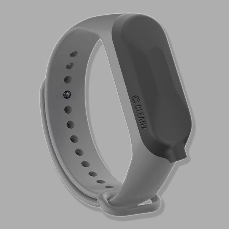 ภาพหน้าปกสินค้าcleanxband สีเทา cleanxband ฮอตมาก สายรัดข้อมือแอลกอฮอล์ สายรัดข้อมือพรีเมี่ยม สีเทา จากร้าน thaicleanxband บน Shopee