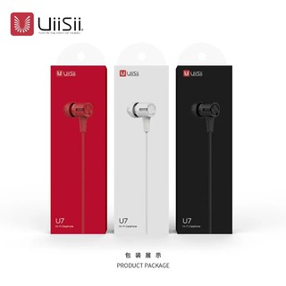 UiiSii U7 หูฟัง In-Ear เบสทรงพลัง เสียงดี IOS/Android พร้อมไมค์ รุ่น U7 ของแท้ รับประกัน1ปี BY bird_store