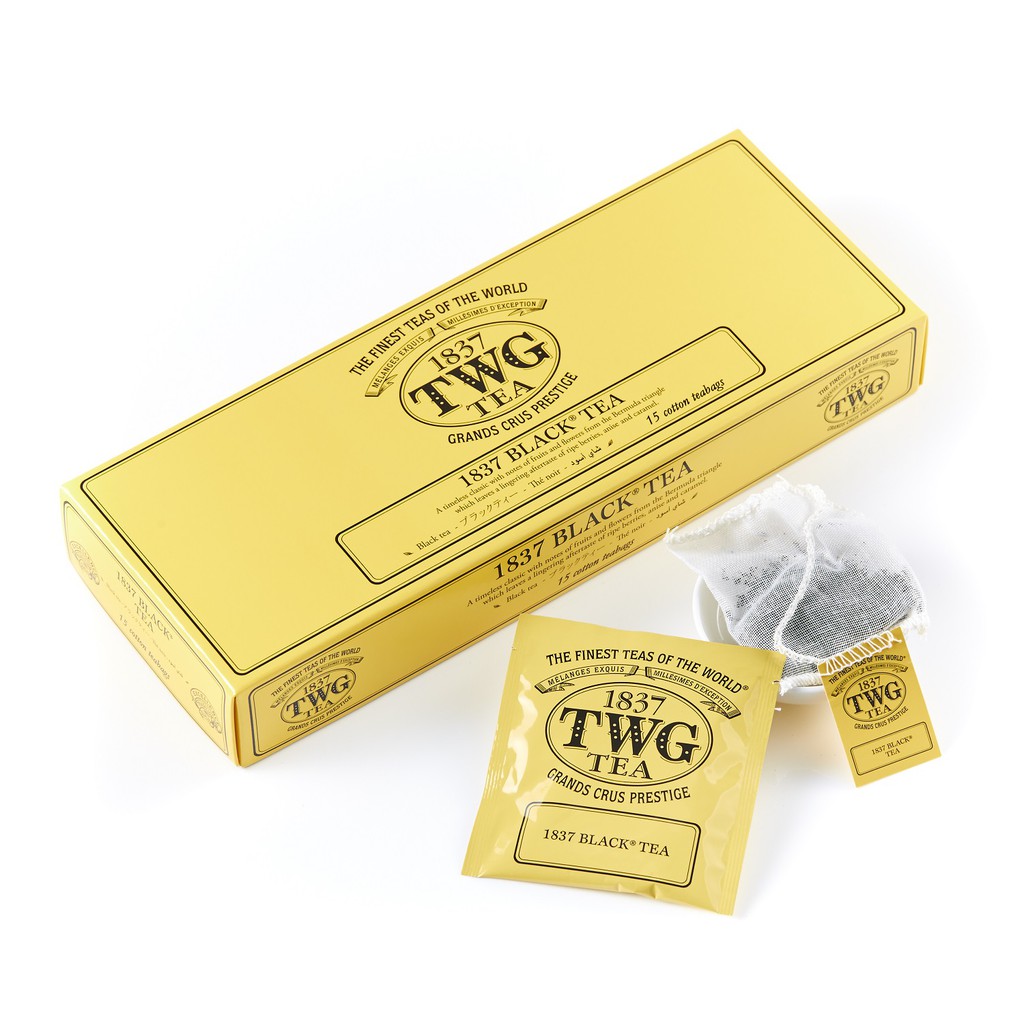 TWG Tea 1837 Black Tea Cotton / ชา ทีดับเบิ้ลยูจี ชาดำ 1837 แบล็คที