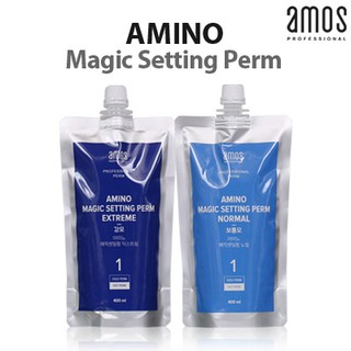 Amos Professional AMINO เมจิกสําหรับดัดผม 400มล.+ 500มล.