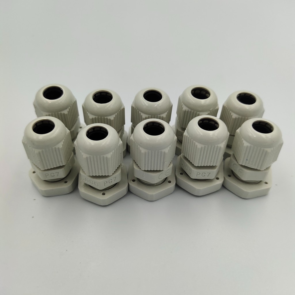 pg-7-nylon-cable-gland-ไนล่อน-เคเบิ้ลแกลน-pg-cable-range-3-5-6-ดำ-ขาว-ip68-แพ็คละ-20-ชิ้น