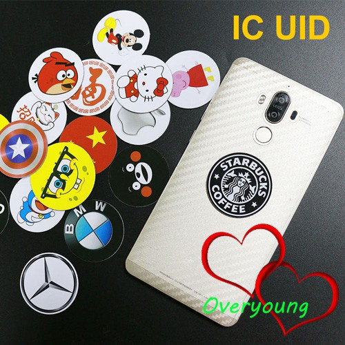 IC-UID ultra-thin mobile phone anti-magnetic stickers rewritable rfid ...