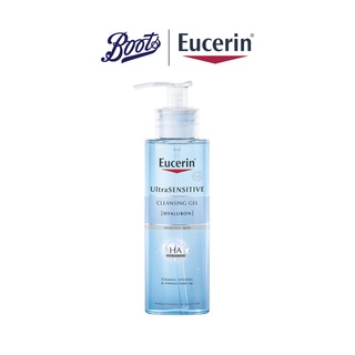 Eucerin ยูเซอริน อัลตร้าเซ็นซิทีฟ ไฮยาลูรอน คลีนซิ่ง เจล 200 มล.