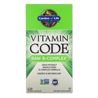 • พร้อมส่ง • Vitamin Code, RAW B-Complex / 120 Vegan Capsules