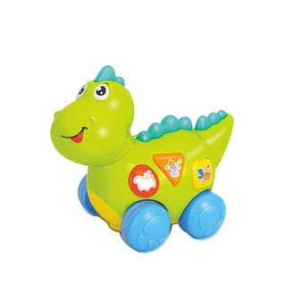 Huile Toy (Hola) แบรนด์แท้ รถไดโนเสาร์อัจฉริยะ สอนภาษา Baby Dino Huile ของเล่นไดโนเสาร์ เสริมสร้างสติปัญญา ของเล่นเด็ก