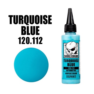 ภาพขนาดย่อของภาพหน้าปกสินค้าSkull Color 120.112 Turquoise Blue 60 ml  8853100901126 (สี) จากร้าน gunplavillage บน Shopee