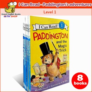 *พร้อมส่ง* หนังสือภาษาอังกฤษ I Can Read - Paddingtons adventures 8 books set Level 1 หนังสือเด็ก