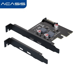 Acasis PCIE การ์ดอะแดปเตอร์ขยาย PD 20W Type C ชาร์จเร็ว สําหรับ PC