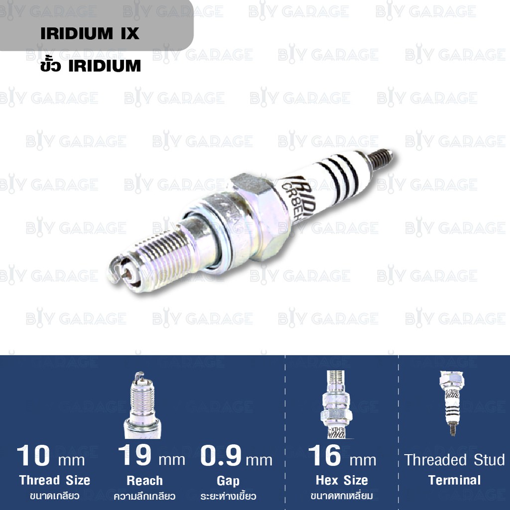 ngk-หัวเทียน-iridium-ix-cr8ehix-9-4-หัว-ใช้สำหรับ-honda-cb400-sf-made-in-japan