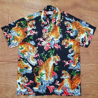 ภาพหน้าปกสินค้าเสื้อฮาวาย เสือน้ำตก Rayon100% ที่เกี่ยวข้อง
