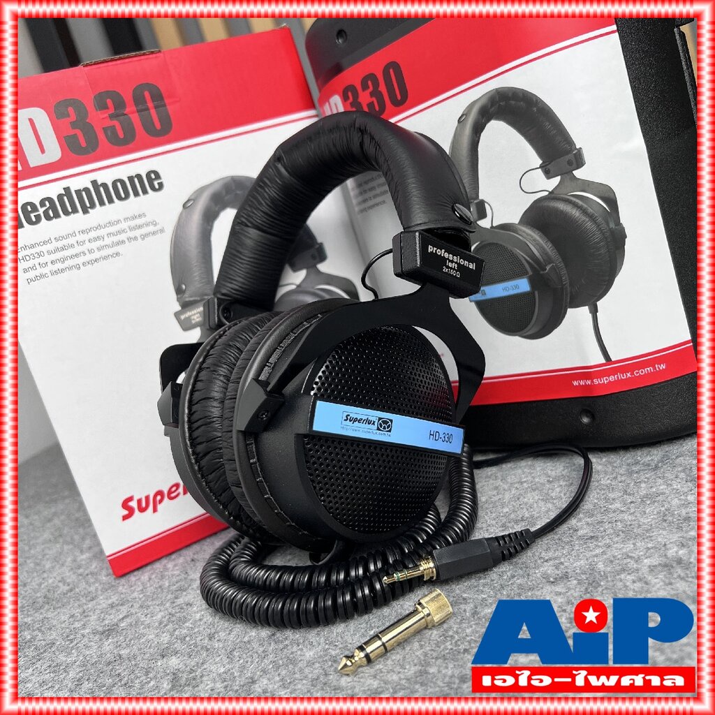 superlux-hd330-หูฟัง-superlux-หูฟัง-headphone-hd-330-หูฟังครอบหู-หูฟังมอนิเตอร์-ai-paisarn-เอไอ-ไพศาล