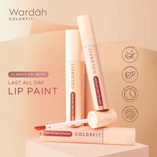 รูปภาพขนาดย่อของWardah Colorfit Last All Day ลิปเพ้นท์ครีม เนื้อแมตต์ 4.2 กรัมลองเช็คราคา