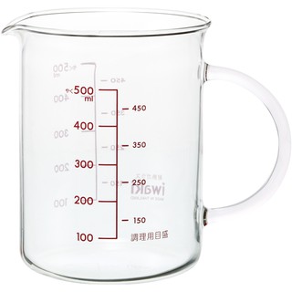 Iwaki KBT500Tแก้วตวงแบบมีมือจับโบโรซิลิเกท 500ml. ซื้อครบ 399 ส่งฟรี แบรนด์ญี่ปุ่น แก้วใส คราบไม่เกาะและเบามาก