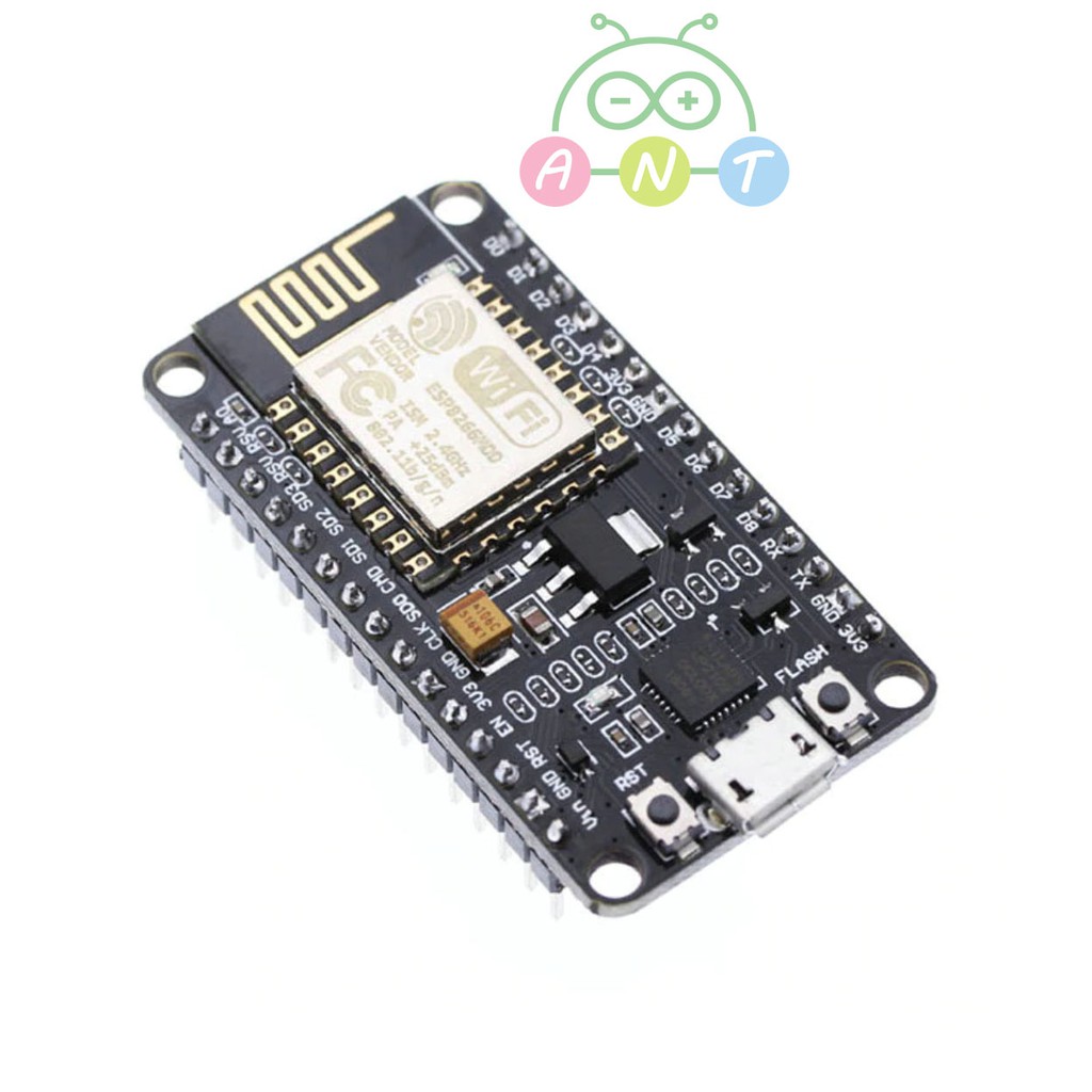 พร้อมส่ง-NodeMCU V2 CP2102 Lua WIFI ESP8266 ESP-12E | Shopee Thailand