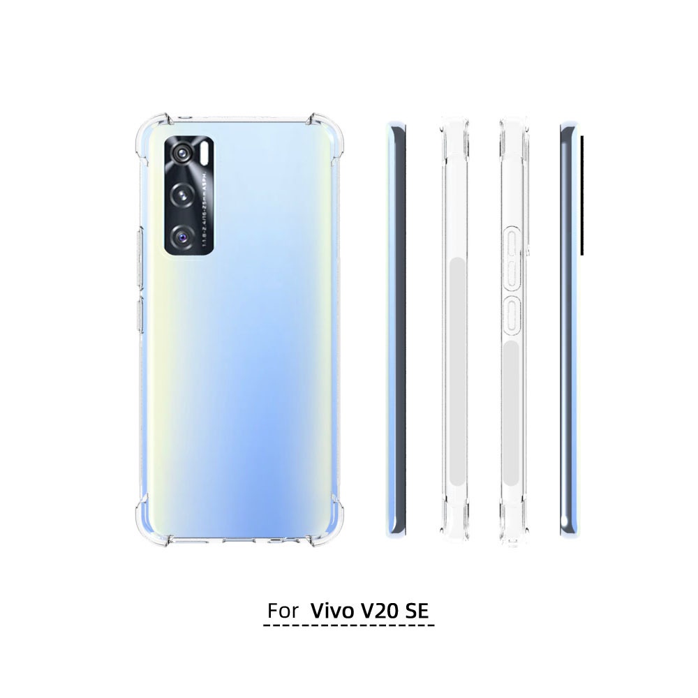 เคส-vivo-v20-se-ใสเสริมขอบและมุมกันกระแทก