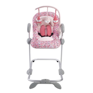 BEABA เก้าอี้โยกสำหรับเด็ก Up & Down Bouncer III with Play Arch - PINK LIBERTY