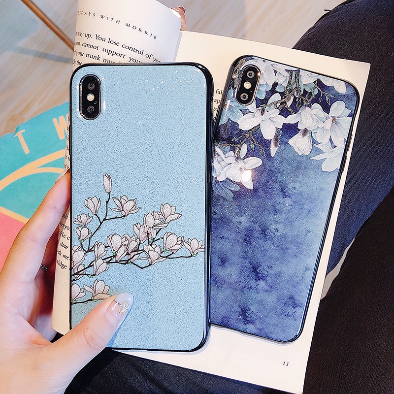 เคสโทรศัพท์มือถือ-ลายดอกไม้-แมกโนเลีย-เรียบง่าย-สําหรับ-honor-x6-x7-x8-x9-5g-x6-x7-x8-x9-5g