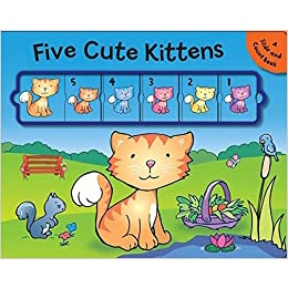 หนังสือการ์ตูนสอนนับเลข-มือสองสภาพดี-เรื่อง-five-cute-kittens