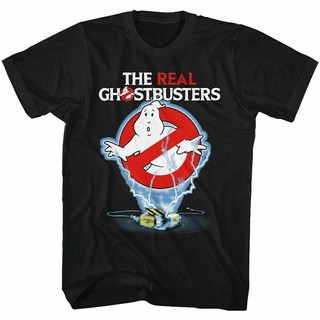 2021 เสื้อยืดพิมพ์ลายการ์ตูน The Real Ghostbusters Ghost Trap สําหรับผู้ชาย
