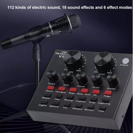 กล่องเสียงเอฟเฟค-เอฟเฟคไมค์-ซาวด์การ์ด-singing-live-sound-card-v8-bluetooth