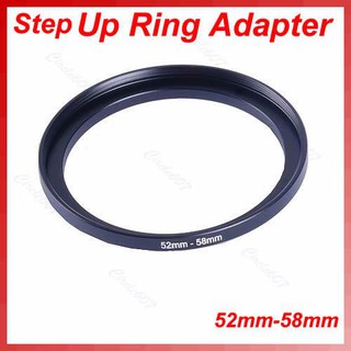 ภาพหน้าปกสินค้าSUPB☀1PC Metal 52mm-58mm Step Up Filter Lens Ring Adapter 52-58 mm 52 t ที่เกี่ยวข้อง