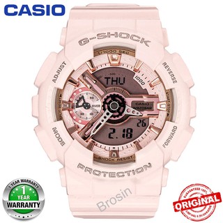 Casio G-Shock GMA-S110 Watch Men Women Sport Digital Watch Pink GMA-S110MP-4A1