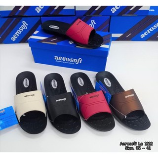 สินค้า Aerosoft รองเท้าแตะสวม แอโร่ซอฟ รุ่น LC 1212  (งานกล่อง สินค้าพร้อมส่ง ของแท้ 100%)