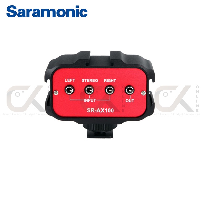 saramonic-รุ่น-sr-ax100-มิ๊กเซอร์เสียง-2channel-audio-adapter-with-3-5mm-inteface-for-dslr-cameras-amp-camcorders-แท้ศูนย์