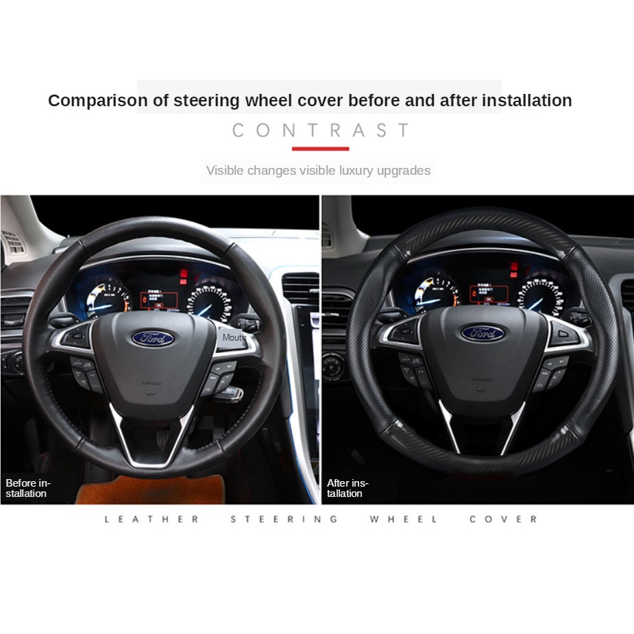 infiniti-หุ้มพวงมาลัย-หุ้มพวงมาลัยรถยนต์-ปลอกหนังหุ้มพวงมาลัยรถยนต์คาร์บอนไฟเบอร์-38-ซม-สําหรับ