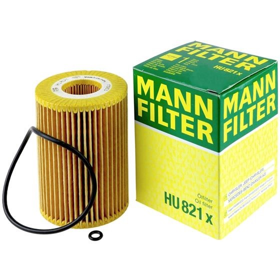 mann-filter-ไส้กรองน้ำมันเครื่อง-mercedesbenz-w203-c280-c320-c320-รหัส-hu821x-1ชิ้น