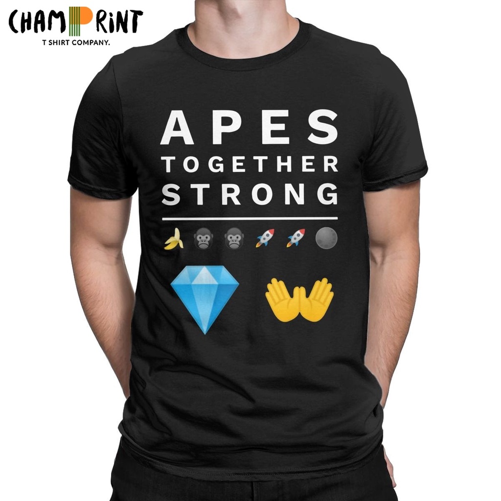 เสื้อยืด-พิมพ์ลาย-gme-wsb-apes-together-strong-สําหรับผู้ชาย