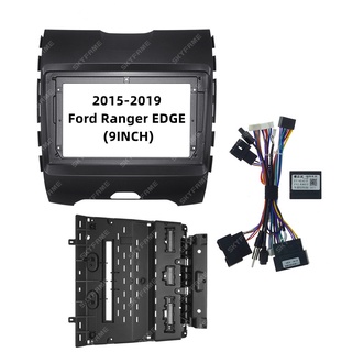 ชุดกรอบแดชบอร์ดเครื่องเสียงรถยนต์ สําหรับ Ford Ranger Edge 2015-2019