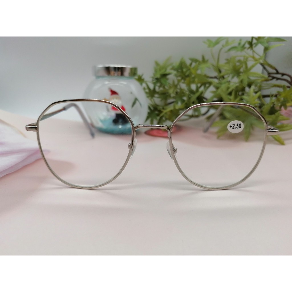 แว่นตา-แบบสายตายาว-1-75-ถึง-2-75-สไตล์เกาหลี-กรอปโลหะ-n-5682lh