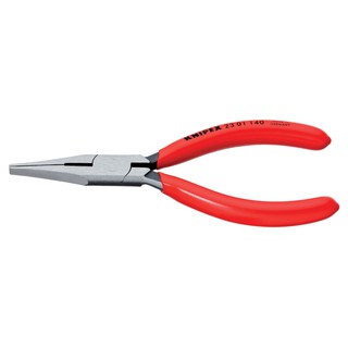 KNIPEX Flat Nose Pliers w/cutting edges - 140 mm คีมปากแบนแบบมีขอบตัด 140 มม. รุ่น 2301140