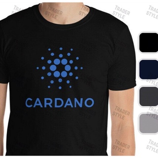 [S-5XL] เสื้อยืดลําลอง ผ้าฝ้าย แขนสั้น พิมพ์ลาย Cardano Ada Crypto Cryptocurrency Hodl Hodling Trading Trader ของขวัญ สํ